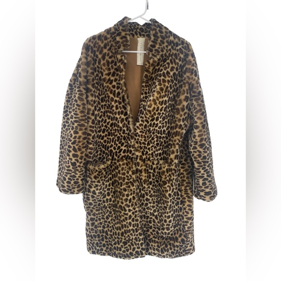 Furling by Giani | 100% Lambskin Leopard Print Coat | Size 42 | Made in Italy - Picture 2 of 16